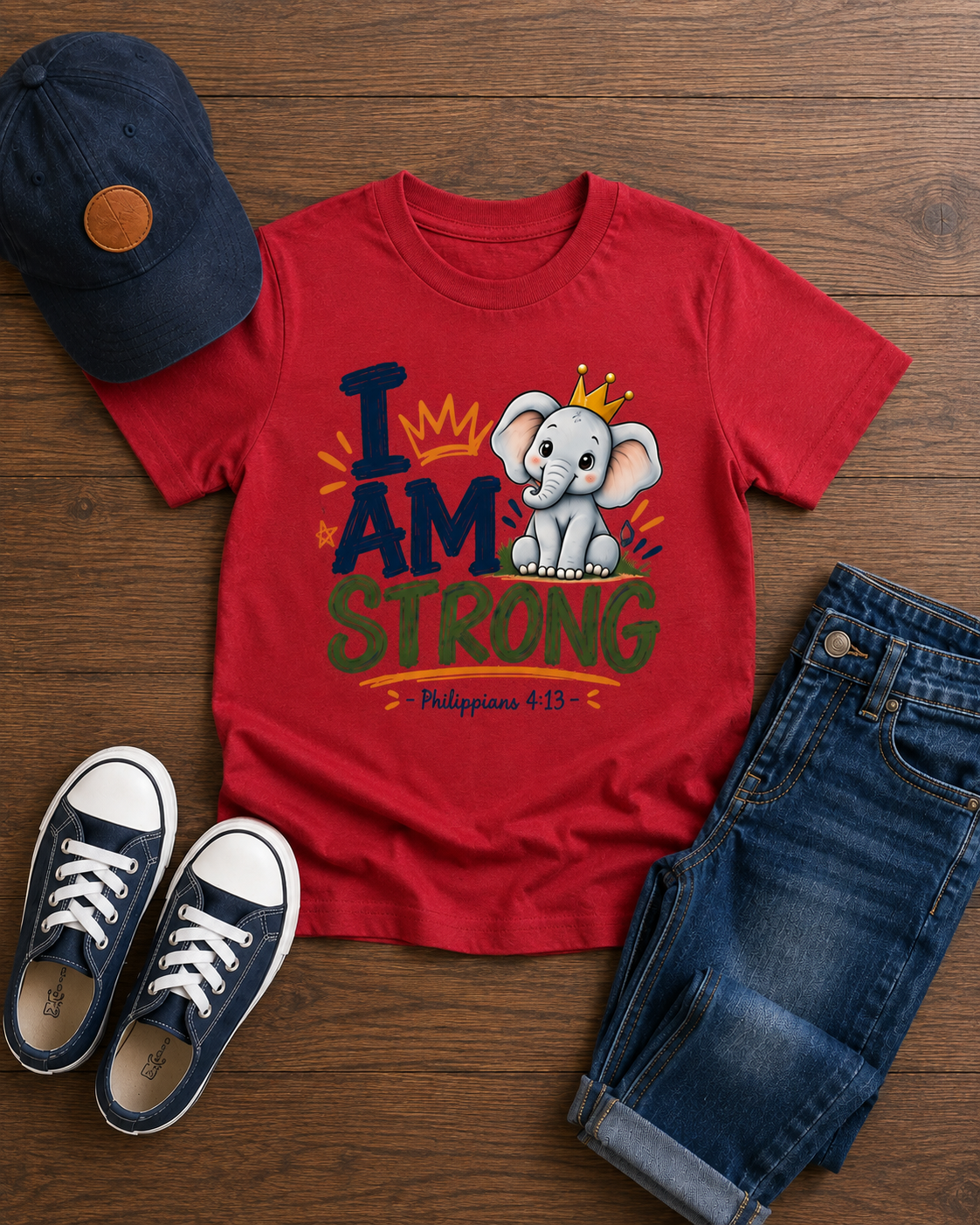 I AM Strong Kids T-Shirt