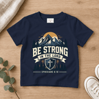 Be Strong in the Lord Kids Tee | Future Disciples Christian scripture shirt - I AM Kids