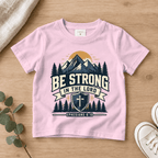 Be Strong in the Lord Kids Tee | Future Disciples Christian scripture shirt - I AM Kids