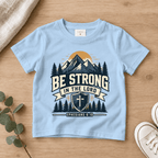 Be Strong in the Lord Kids Tee | Future Disciples Christian scripture shirt - I AM Kids