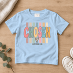 Chosen Christian Kids Tee | Future Disciples Christian scripture shirt - I AM Kids
