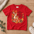 Fearfully & Wonderfully Made Woodland Deer Kids’ Tee | Fall Friends Collection Christian scripture shirt - I AM Kids