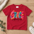 Grace Is Sufficient Kids Tee | Future Disciples Christian scripture shirt - I AM Kids
