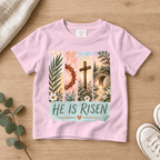 He Is Risen Christian Kids Tee | Future Disciples Christian scripture shirt - I AM Kids