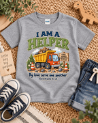 I Am a Helper Christian scripture shirt - I AM Kids