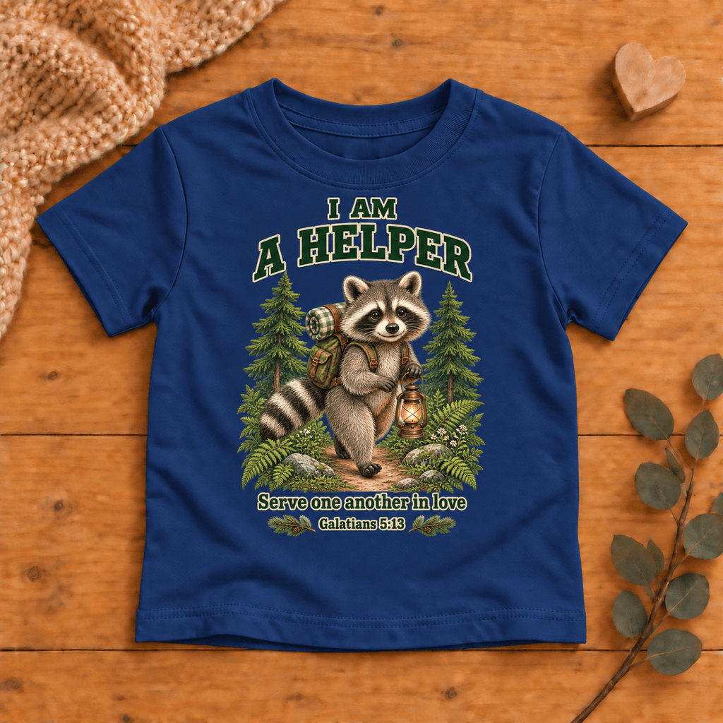 I AM A HELPER Christian scripture shirt - I AM Kids