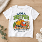 I Am a Helper Christian scripture shirt - I AM Kids