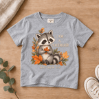 I Am a Peacemaker Woodland Raccoon Kids’ Tee | Fall Friends Collection Christian scripture shirt - I AM Kids