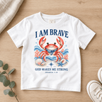 I AM Brave Christian scripture shirt - I AM Kids