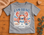 I AM Brave Christian scripture shirt - I AM Kids