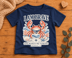 I AM Brave Christian scripture shirt - I AM Kids