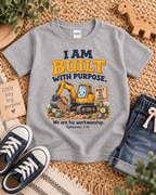 I AM Built Christian scripture shirt - I AM Kids