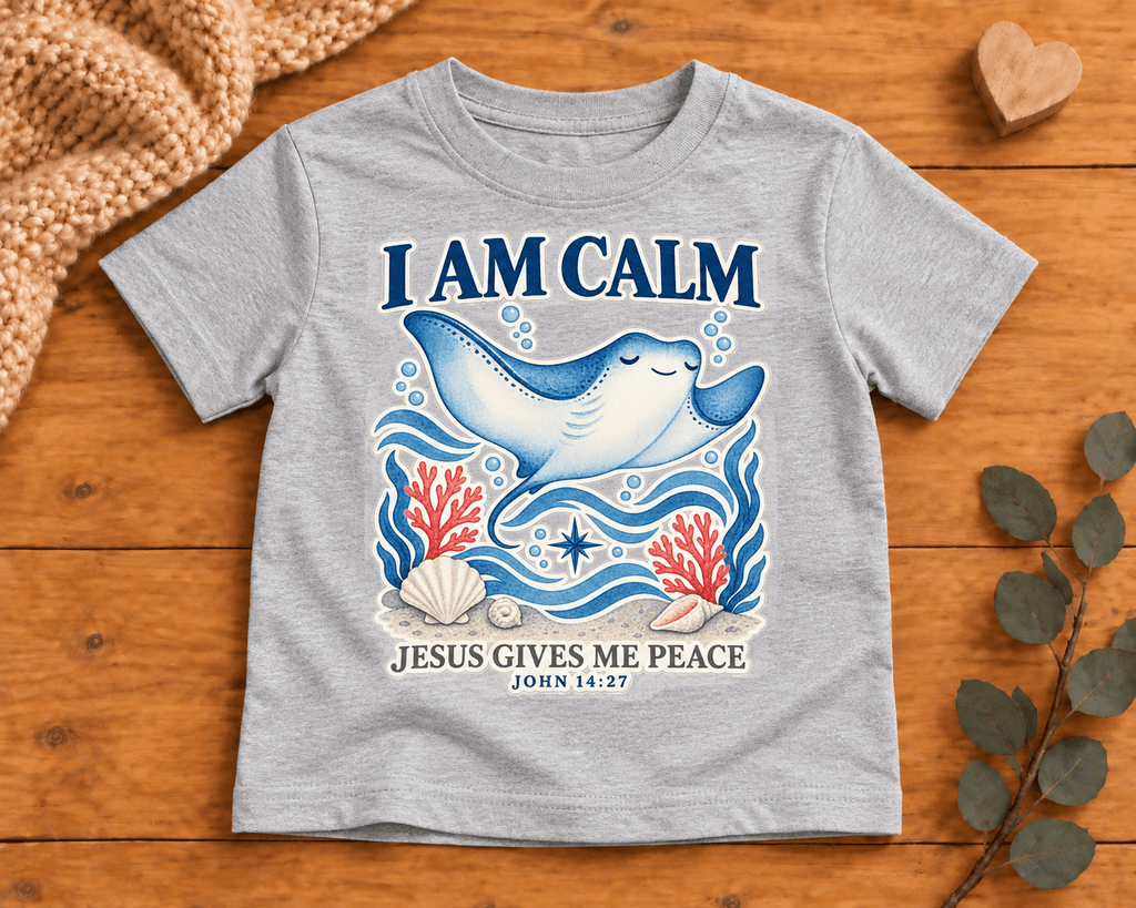 I AM Calm Christian scripture shirt - I AM Kids