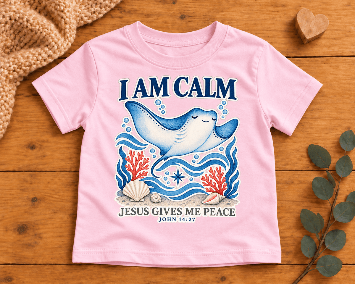 I AM Calm Christian scripture shirt - I AM Kids