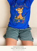I AM FEARFULLY & WONDERFULLY MADE Giraffe Christian Kids T-Shirt | Psalm 139:14 Christian scripture shirt - I AM Kids