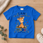 I AM FEARFULLY & WONDERFULLY MADE Giraffe Christian Kids T-Shirt | Psalm 139:14 Christian scripture shirt - I AM Kids