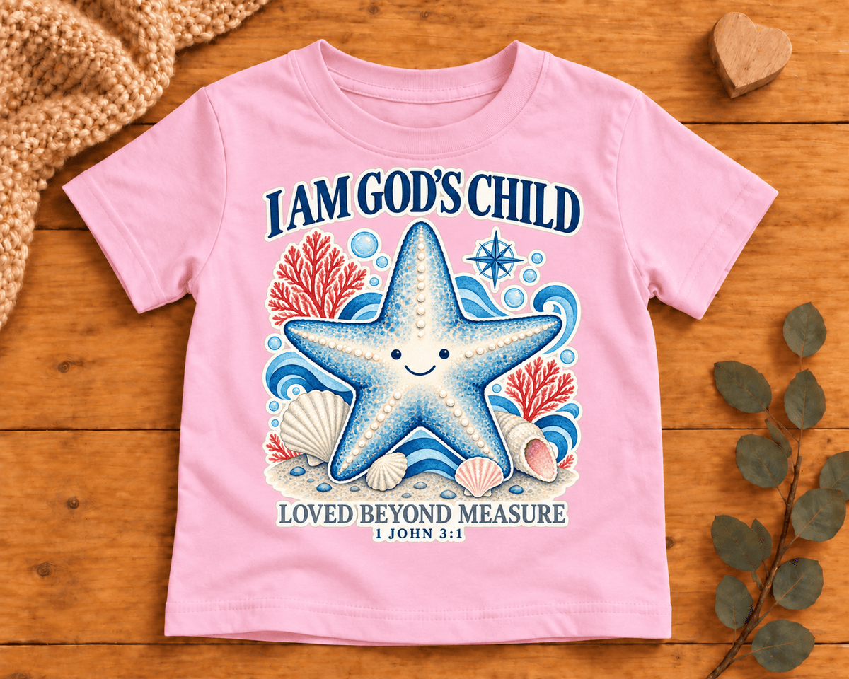 I Am God's Child Christian scripture shirt - I AM Kids