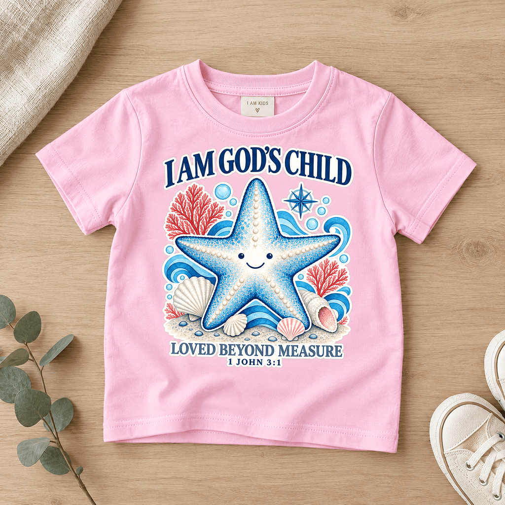 I Am God's Child Christian scripture shirt - I AM Kids