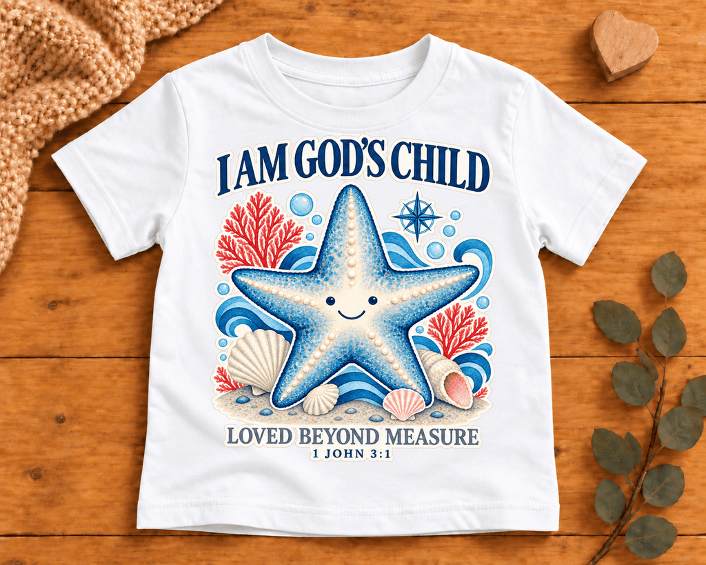 I Am God's Child Christian scripture shirt - I AM Kids