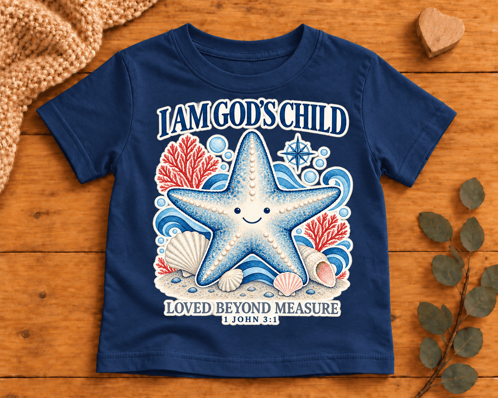 I Am God's Child Christian scripture shirt - I AM Kids