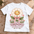 I AM GROWING Christian scripture shirt - I AM Kids