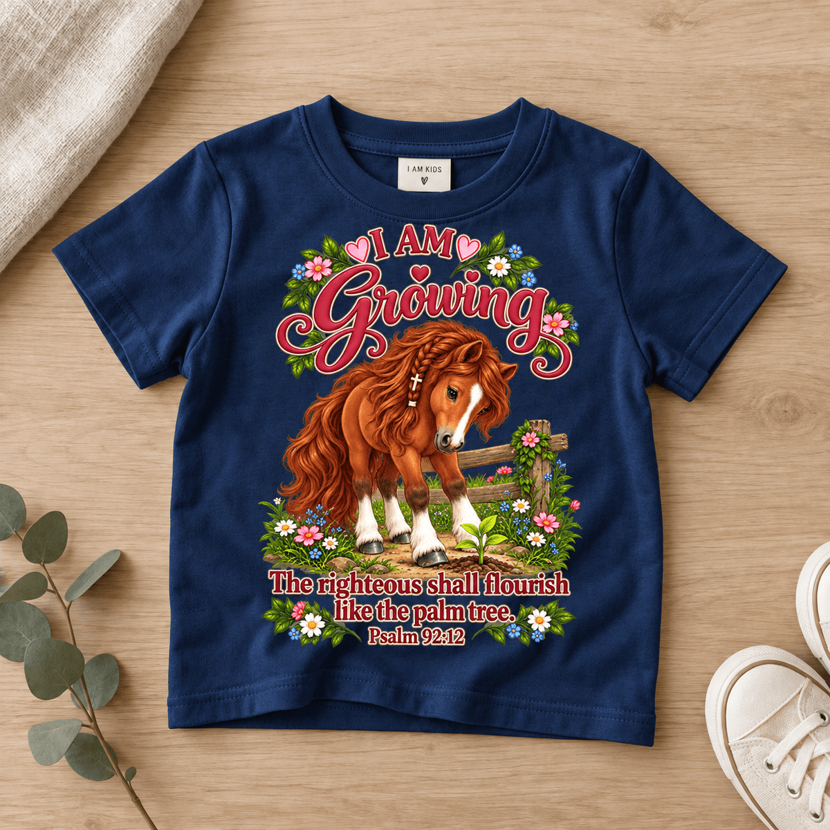 I Am Growing Christian scripture shirt - I AM Kids