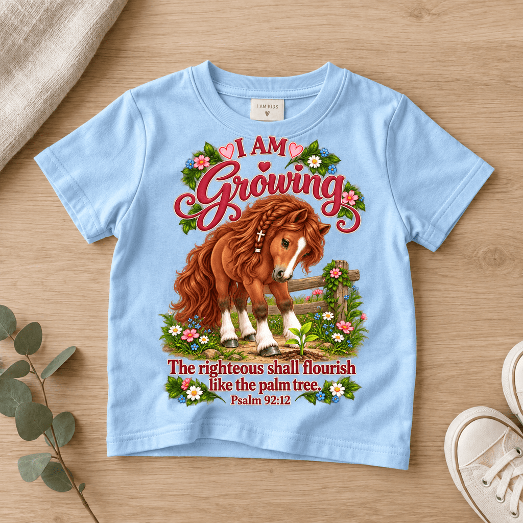 I Am Growing Christian scripture shirt - I AM Kids