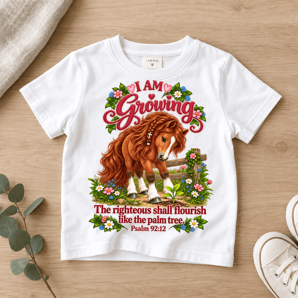 I Am Growing Christian scripture shirt - I AM Kids
