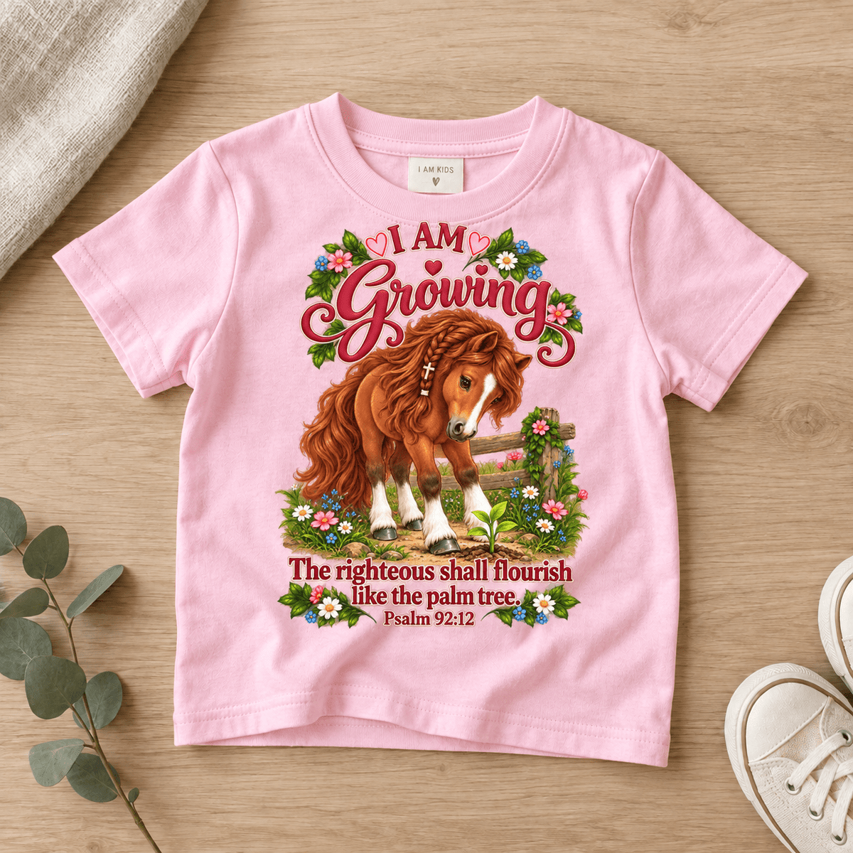I Am Growing Christian scripture shirt - I AM Kids
