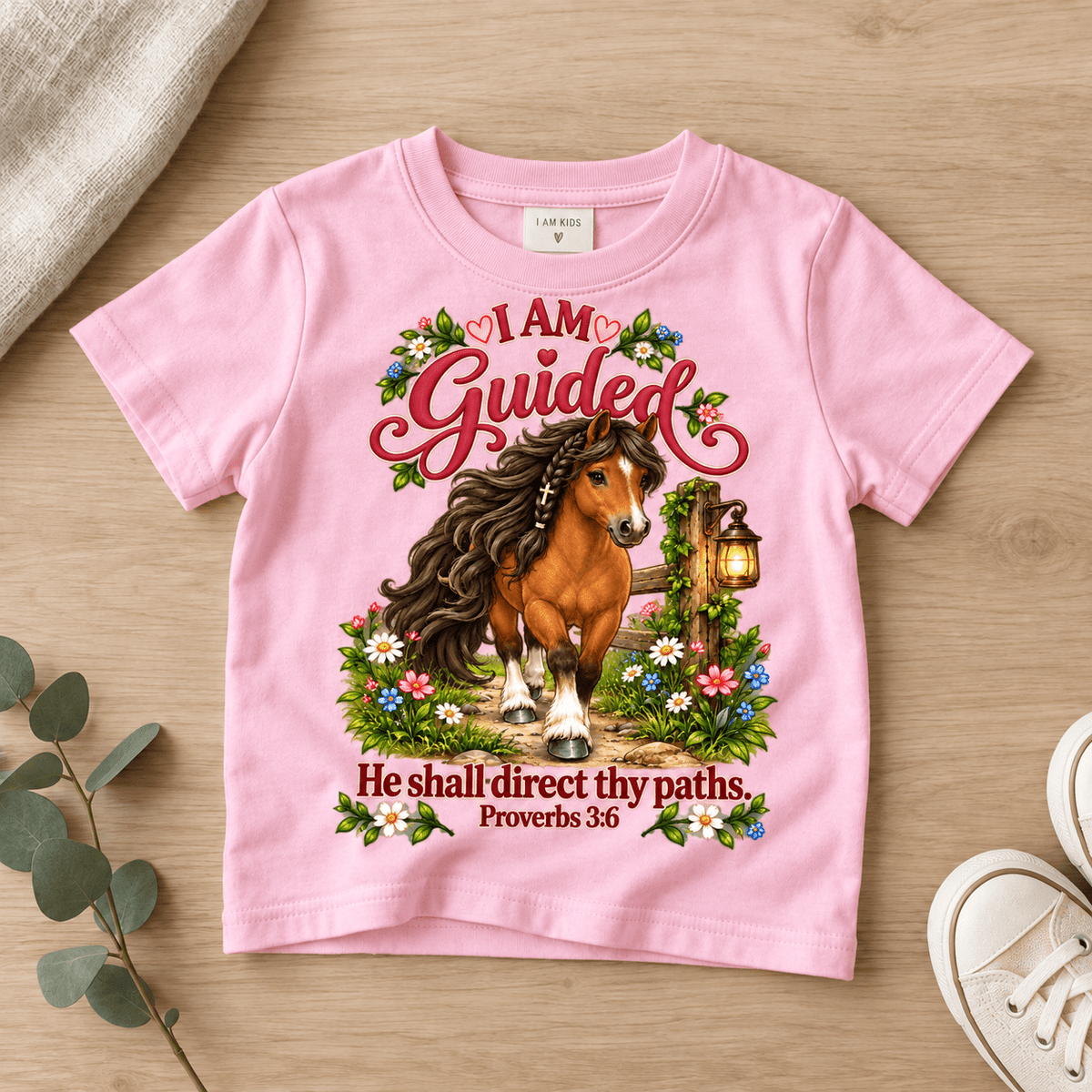 I Am Guided Christian scripture shirt - I AM Kids