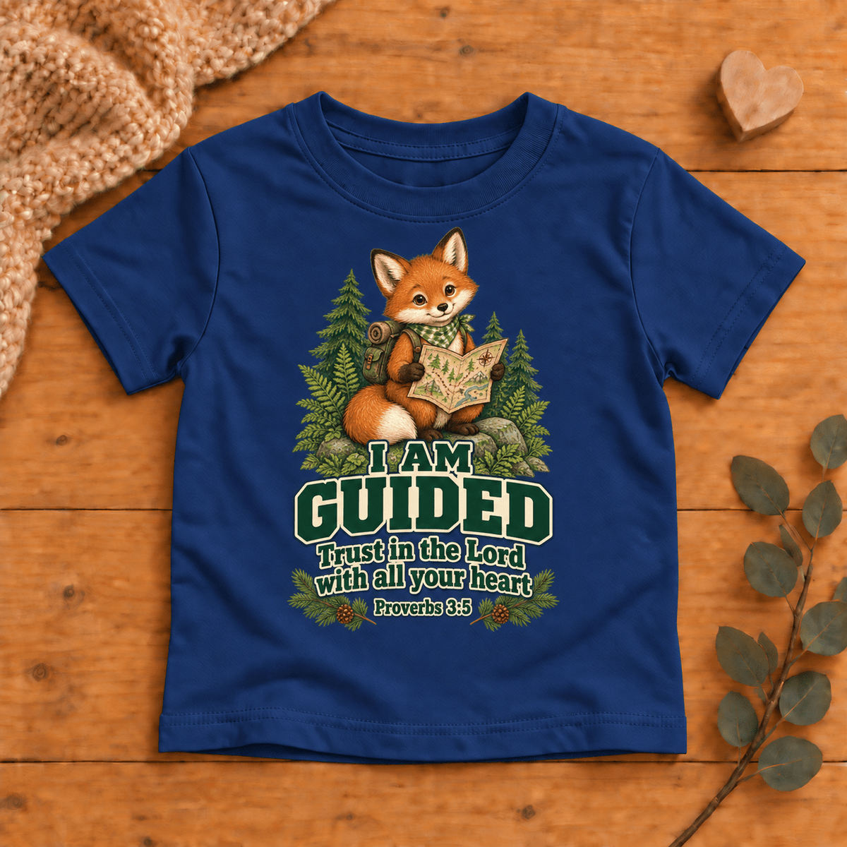 I AM GUIDED Christian scripture shirt - I AM Kids