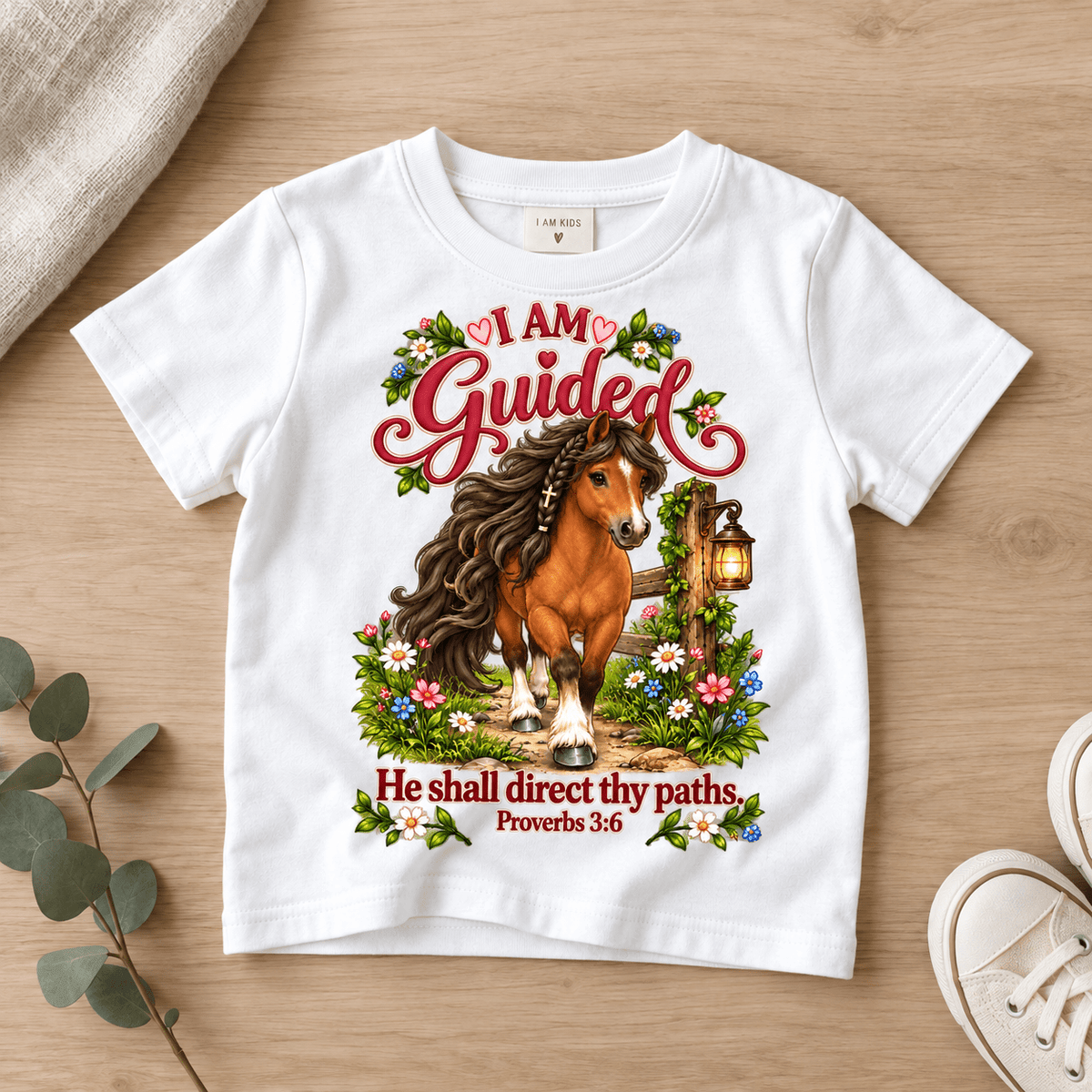 I Am Guided Christian scripture shirt - I AM Kids