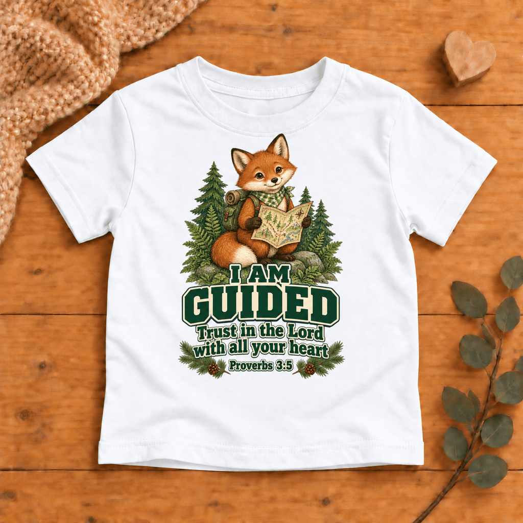 I AM GUIDED Christian scripture shirt - I AM Kids