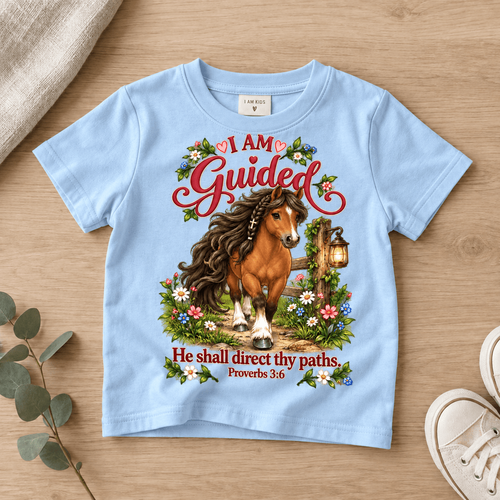 I Am Guided Christian scripture shirt - I AM Kids