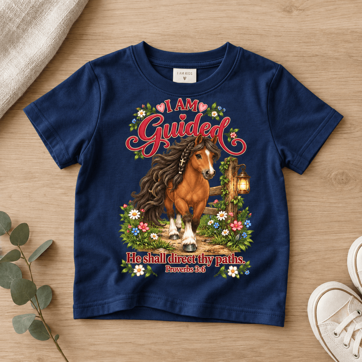 I Am Guided Christian scripture shirt - I AM Kids