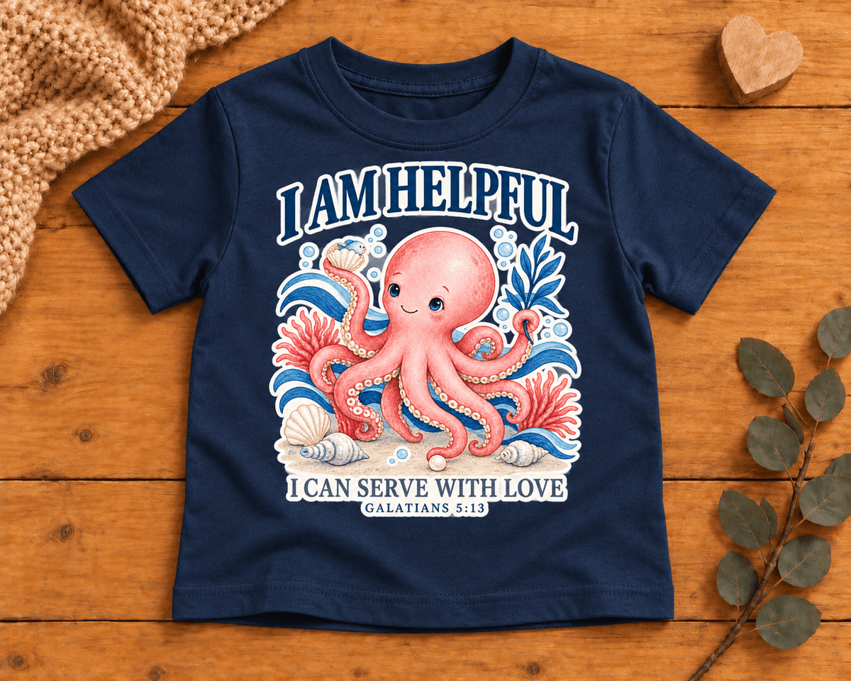 I Am Helpful Christian scripture shirt - I AM Kids