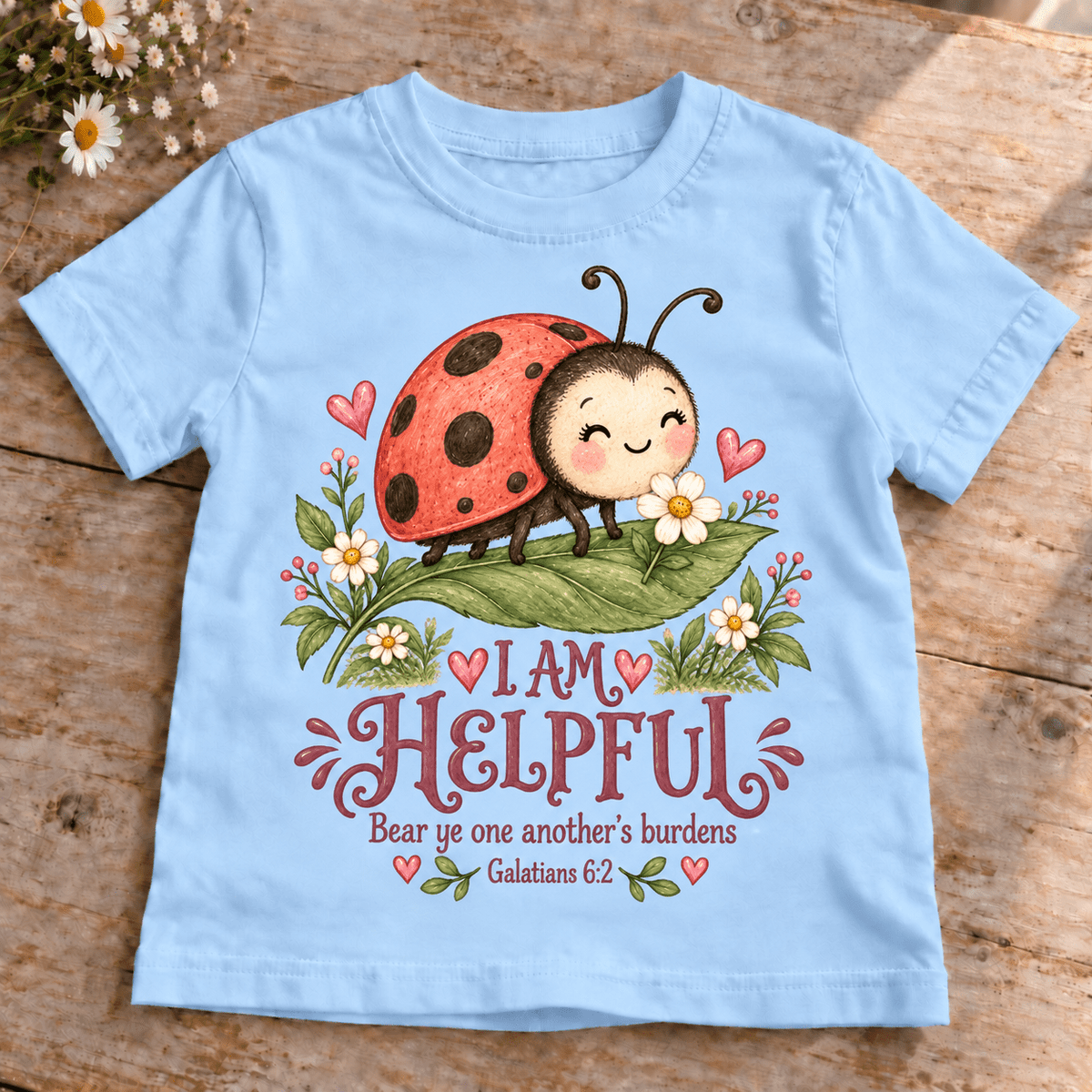 I AM HELPFUL Christian scripture shirt - I AM Kids