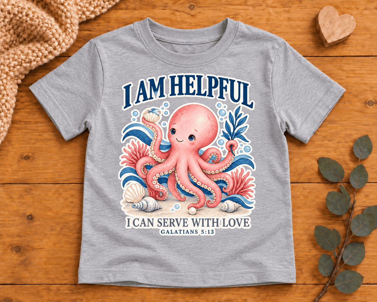 I Am Helpful Christian scripture shirt - I AM Kids