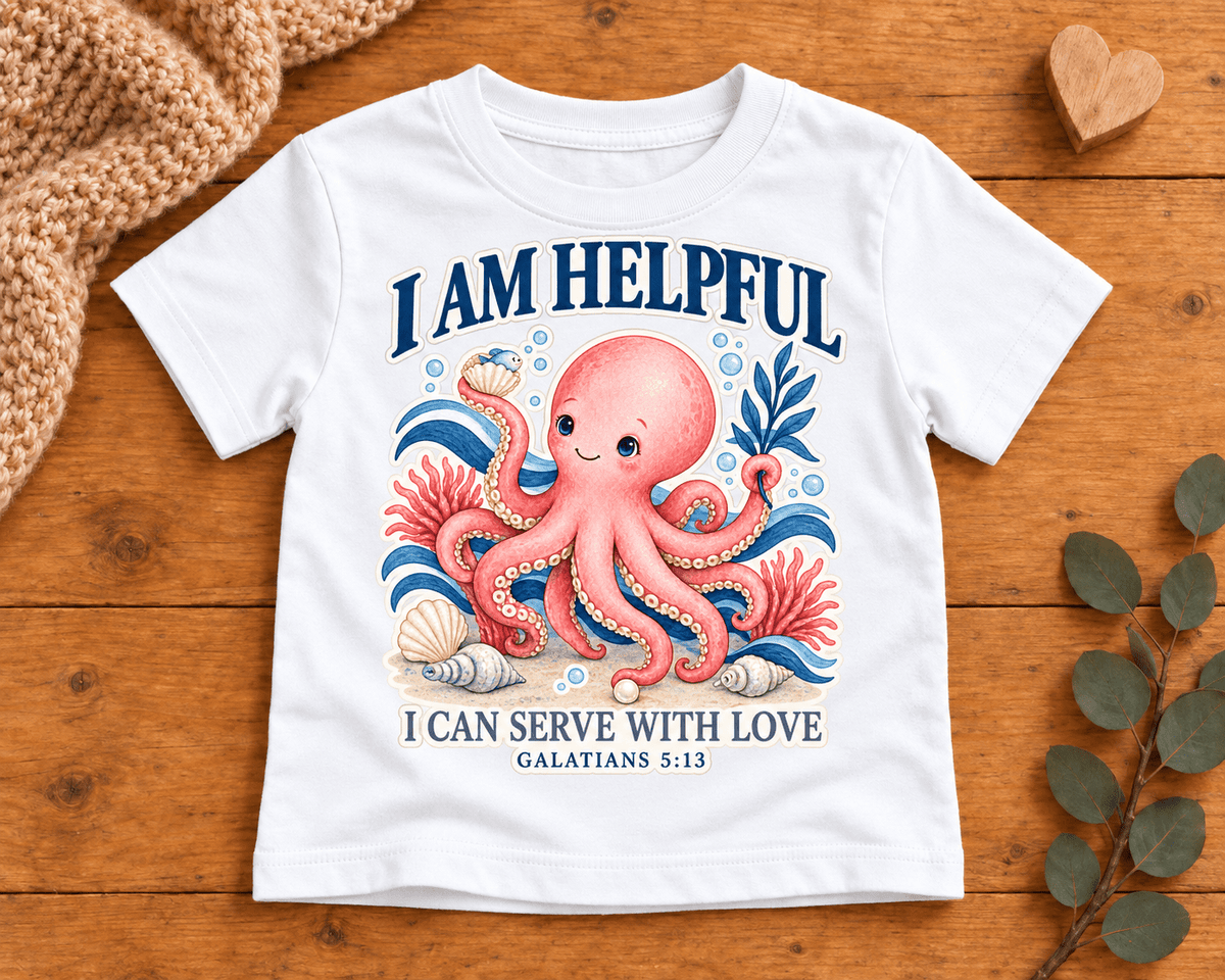 I Am Helpful Christian scripture shirt - I AM Kids