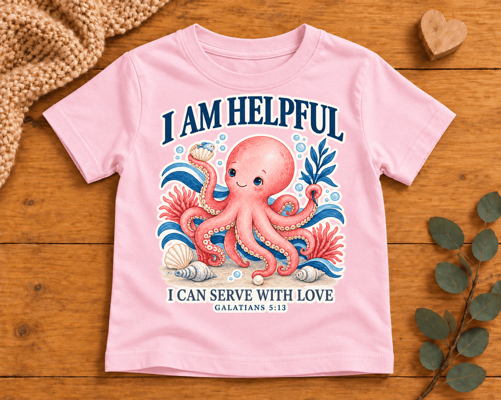 I Am Helpful Christian scripture shirt - I AM Kids