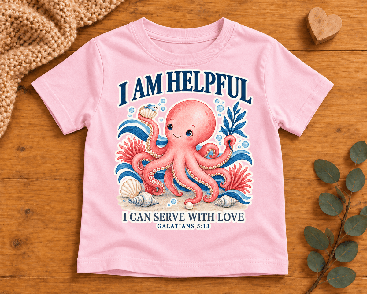 I Am Helpful Christian scripture shirt - I AM Kids