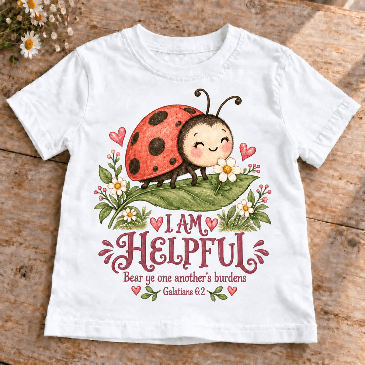 I AM HELPFUL Christian scripture shirt - I AM Kids