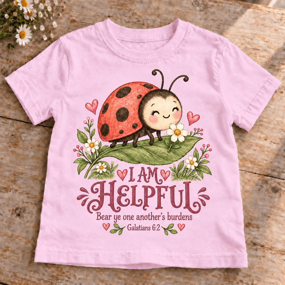 I AM HELPFUL Christian scripture shirt - I AM Kids