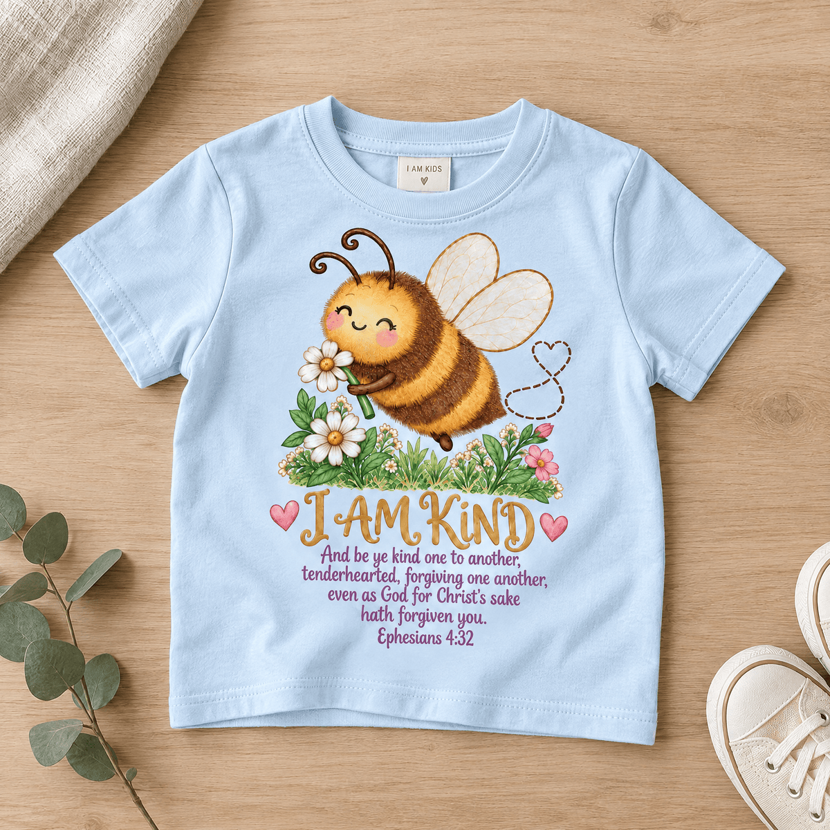 I AM KIND Christian scripture shirt - I AM Kids