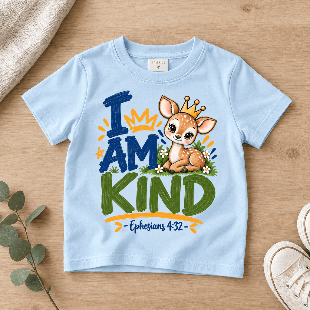 I AM KIND Christian scripture shirt - I AM Kids