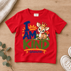 I AM KIND Deer Christian Kids T-Shirt | Ephesians 4:32 Christian scripture shirt - I AM Kids