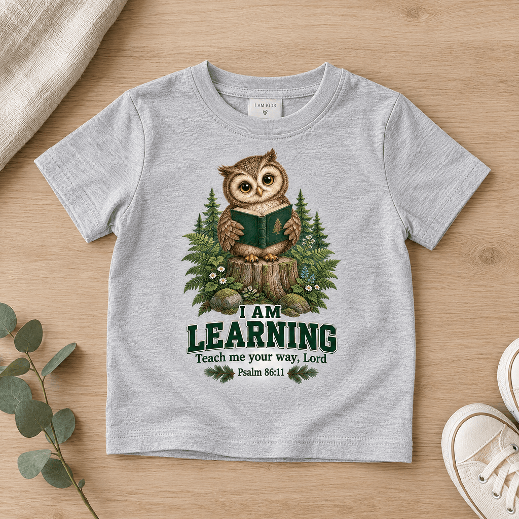 I AM LEARNING Christian scripture shirt - I AM Kids
