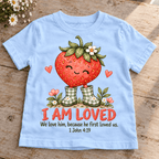 I AM LOVED Christian scripture shirt - I AM Kids