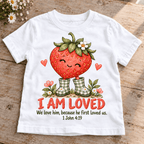 I AM LOVED Christian scripture shirt - I AM Kids