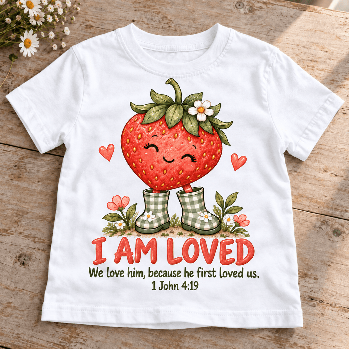 I AM LOVED Christian scripture shirt - I AM Kids